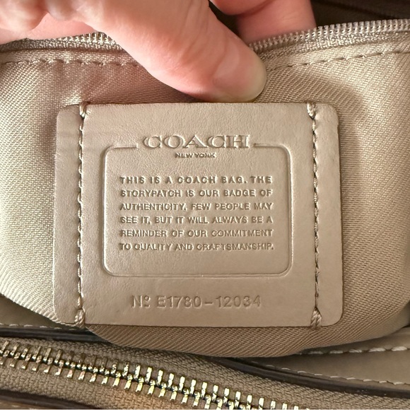 Coach Edie Shoulder Bag 31 with Tea Rose Tooling - Picture 8 of 16